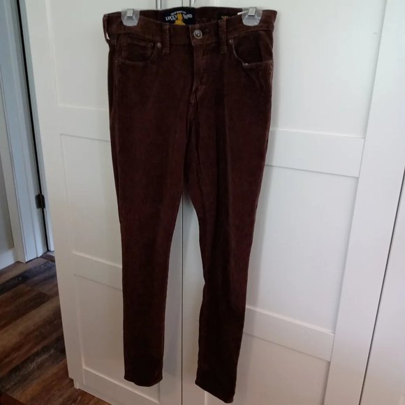 Lucky brand Sofia stretch corduroy skinny pants size 2/26 - Picture 4 of 4